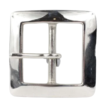 1.75 Inch 45mm Silver Square Belt Buckle