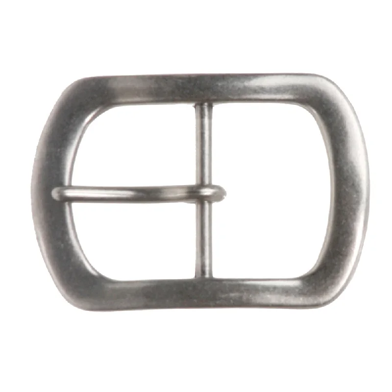 1 1/2" (38 mm) Single Prong Oval Center Bar Belt Buckle