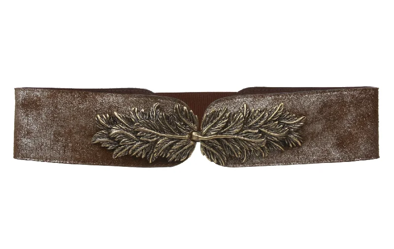 2 3/4" Leaf Hook buckle High Waist Stretch Belt