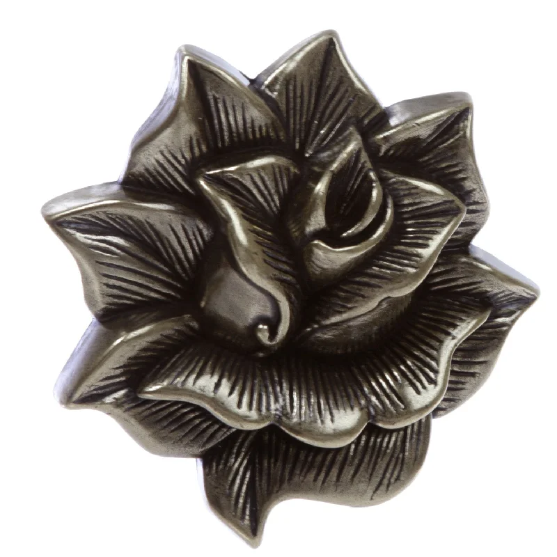 Western 3D Rose Floral Belt Buckle