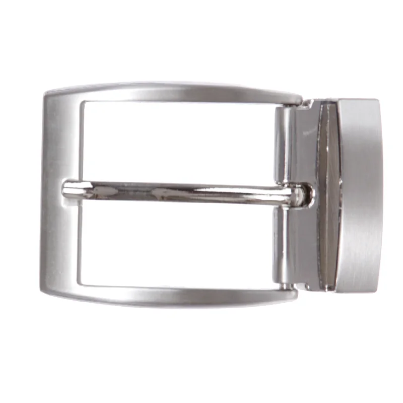 1 5/8" (40 mm) Nickel Free Rectangular Clamp Belt Buckle