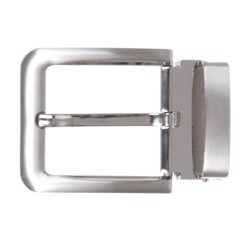 1 5/8" (40mm) Nickel Free Square Rectangular Clamp Belt Buckle