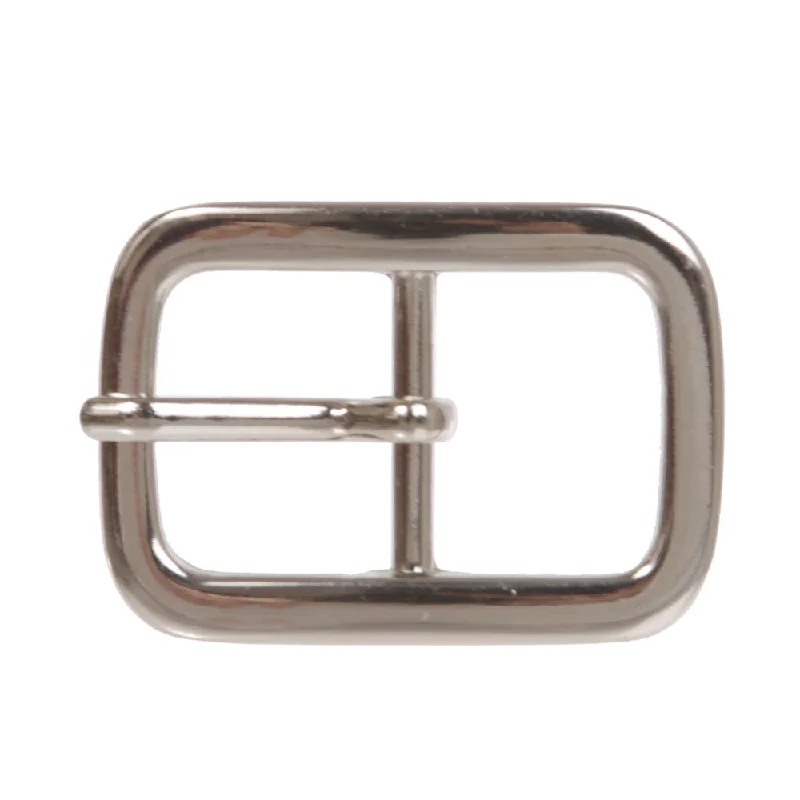 3/4" Center Bar Single Prong Rectangular Belt Buckle