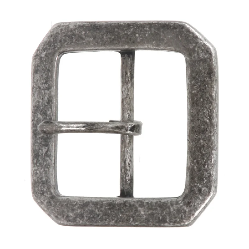 1 3/4" (45 mm) Nickel Free Center Bar Single Prong Octagon Belt Buckle