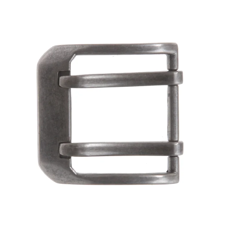 1 5/8" (4.0cm) Double Prong Square Belt Buckle