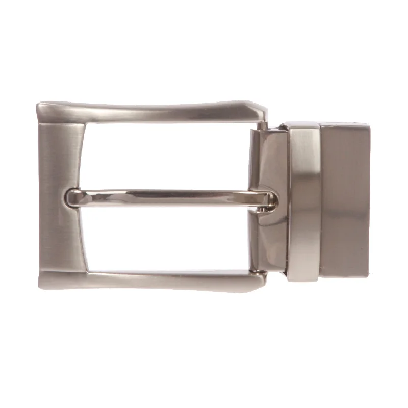 1 3/8 Inch (35 mm) Nickel Free Reversible Clamp Belt Buckle