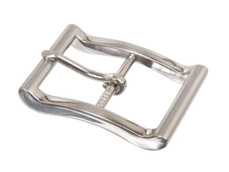 1 1/4" (33 mm) Single Prong Rectangular Center Bar Belt Buckle