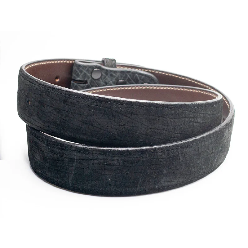 Black Hippo Belt Straps