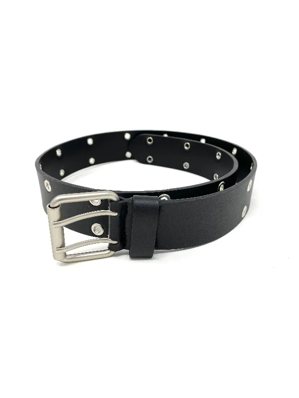 Cherie Grommet Belt in Black from Novacas