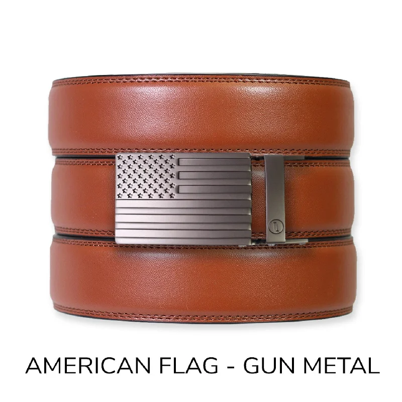 American Flag - Gun Metal