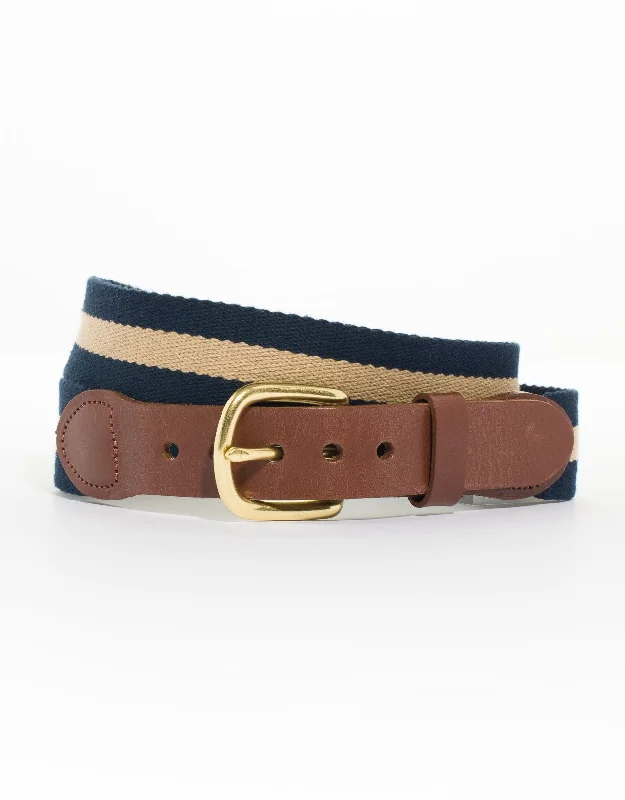 SURCINGLE BELT - NAVY/KHAKI