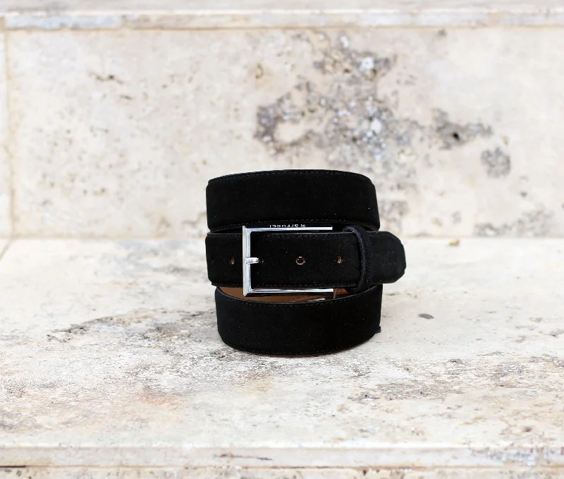 Corrente Suede Belt Black