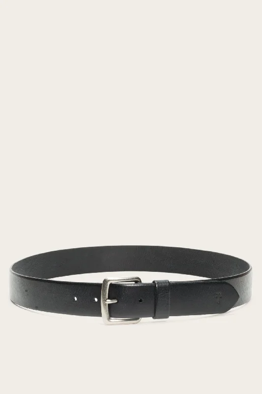 Flat Strap Raw Bevel Edge Belt