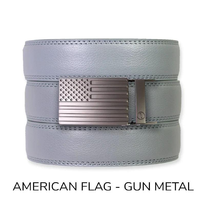 American Flag - Gun Metal