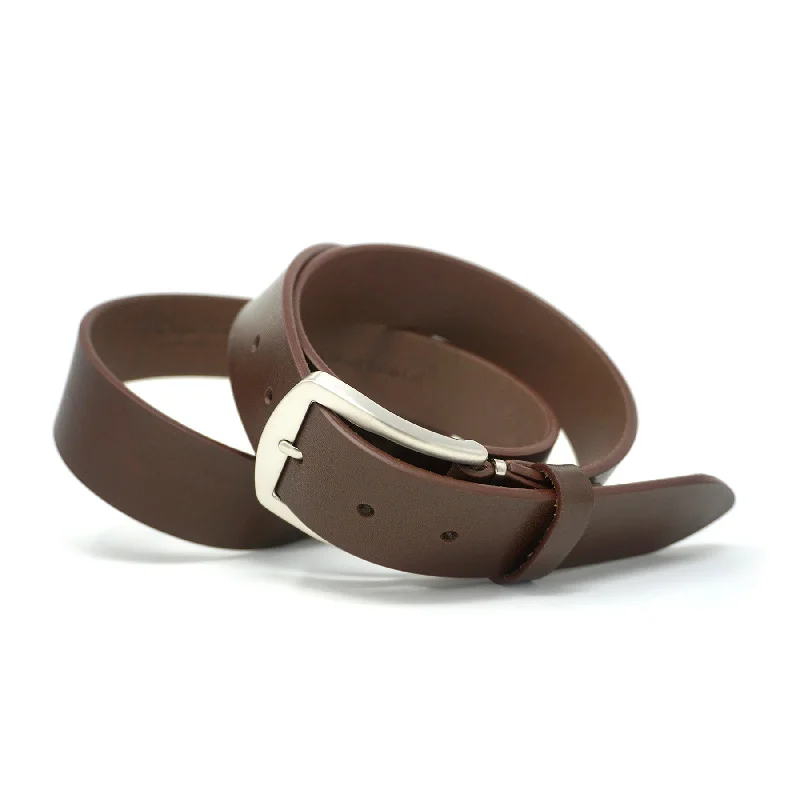 Italian Vachetta Leather Belt - Brown - 40mm