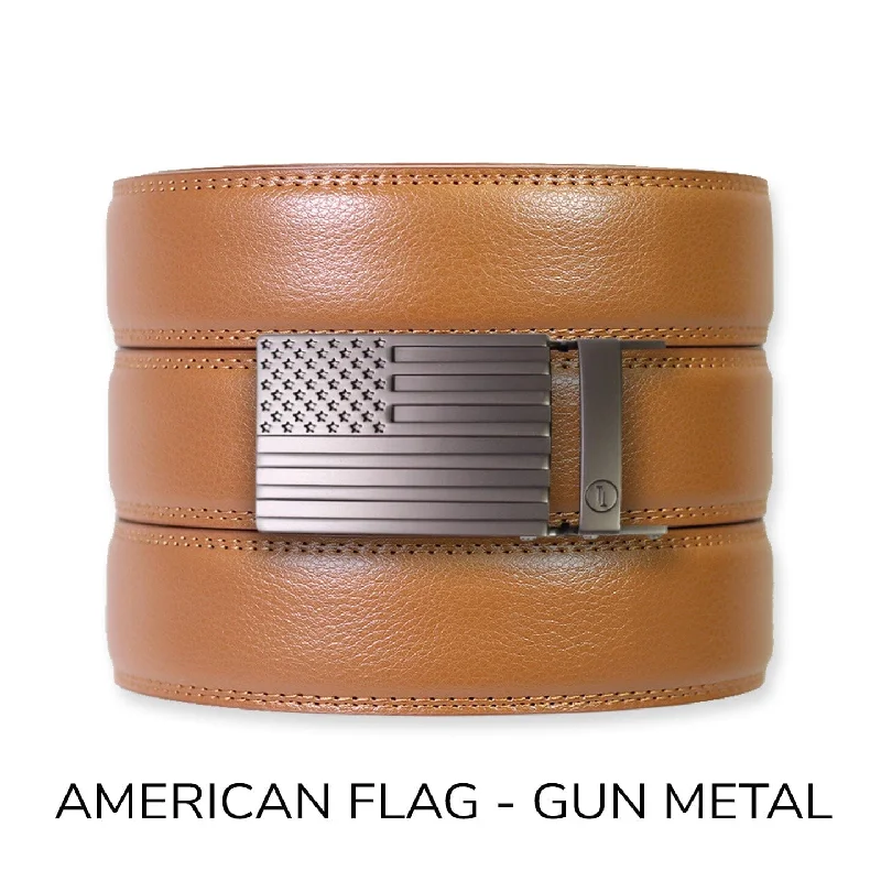 American Flag - Gun Metal