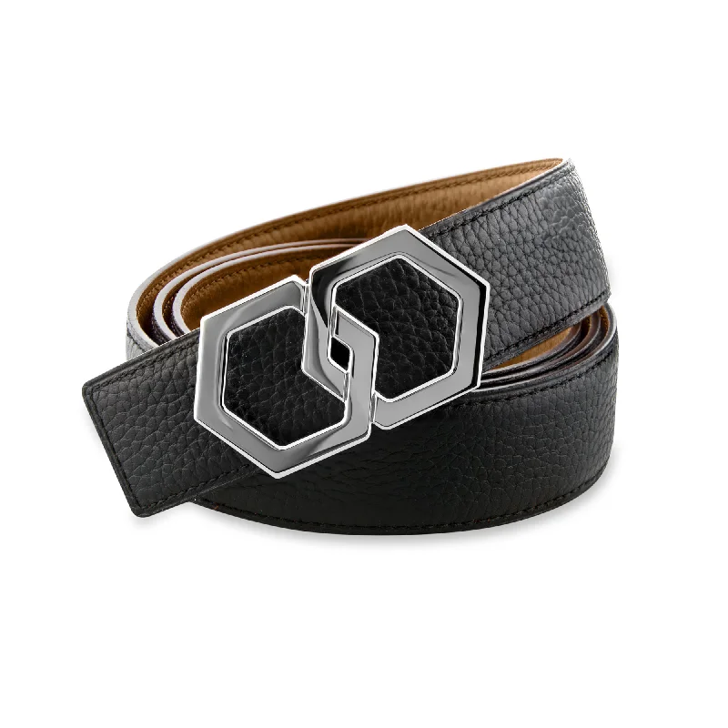 Metale Cappuccino Noche Belt Reversible