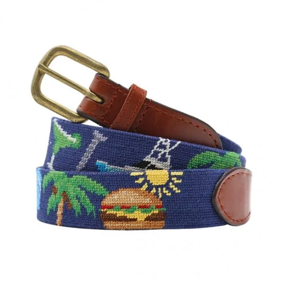 Margaritaville Needlepoint Belt