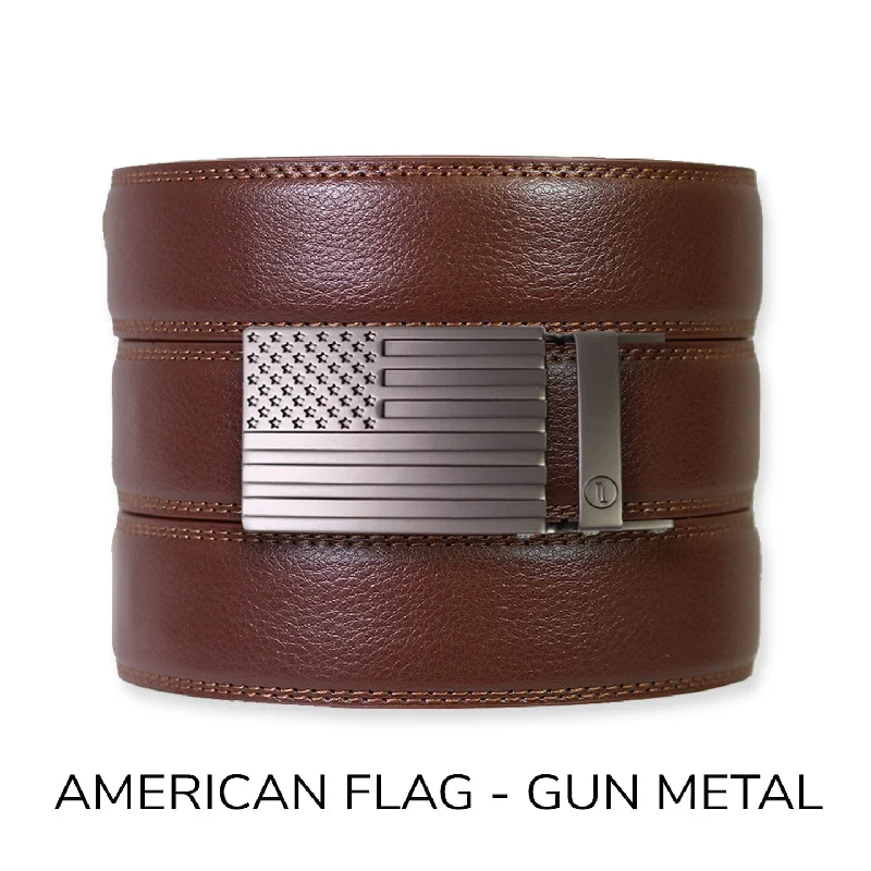 American Flag - Gun Metal