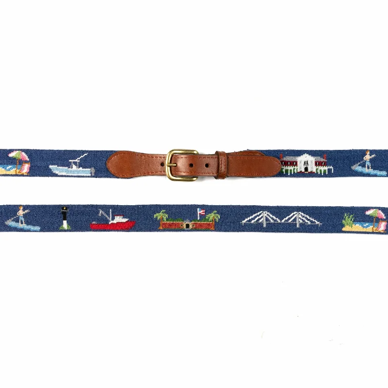 Mount Pleasant Needlepoint Belt