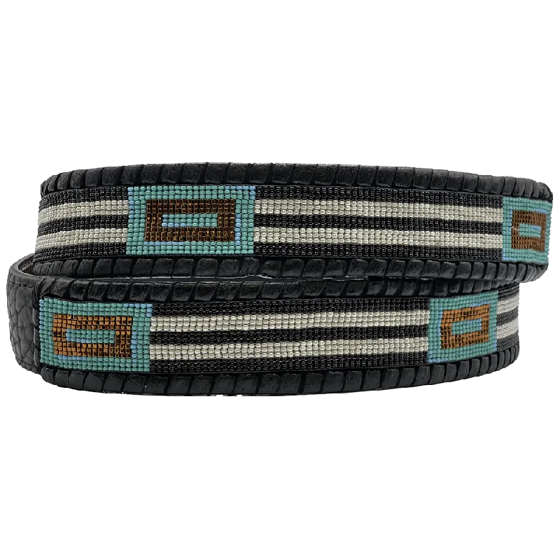 Navajo Chief's Blanket Beaded Belt