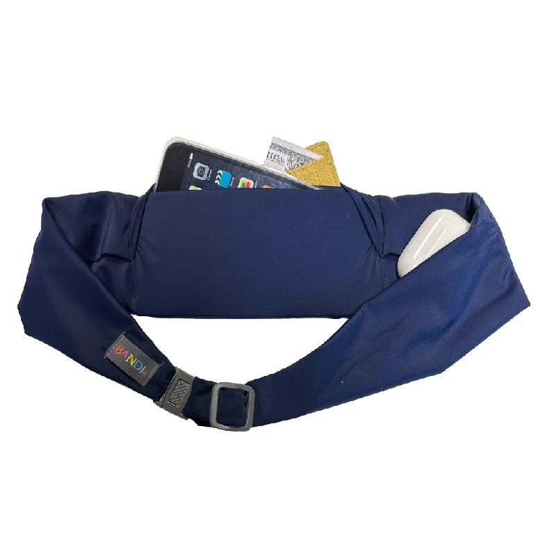 Navy Pocketed Belt