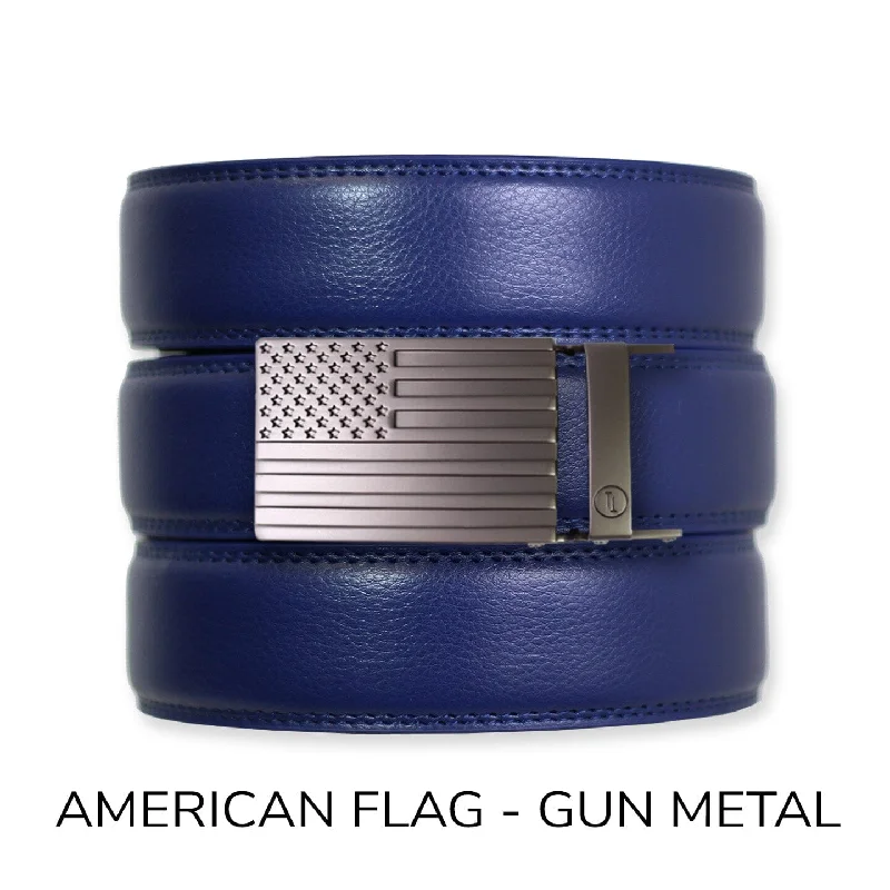 American Flag - Gun Metal