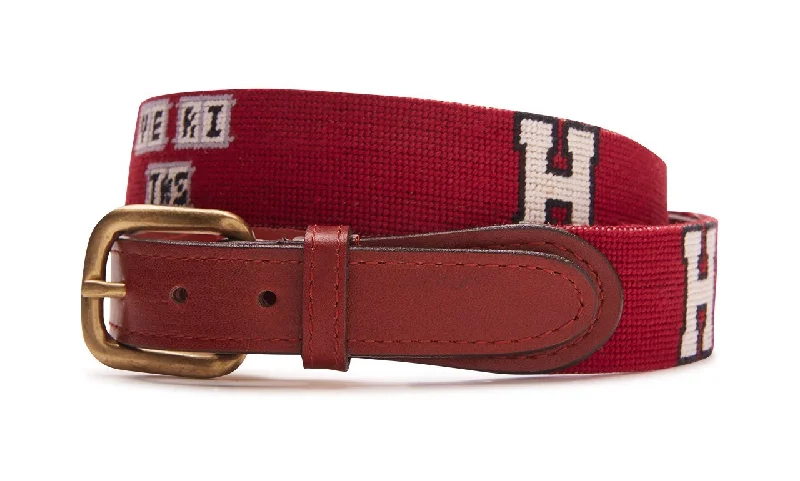 HARVARD UNIVERSITY NEEDLEPOINT BELT