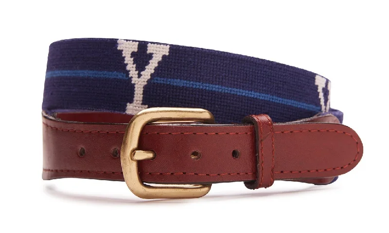 YALE UNIVERSITY NEEDLEPOINT BELT