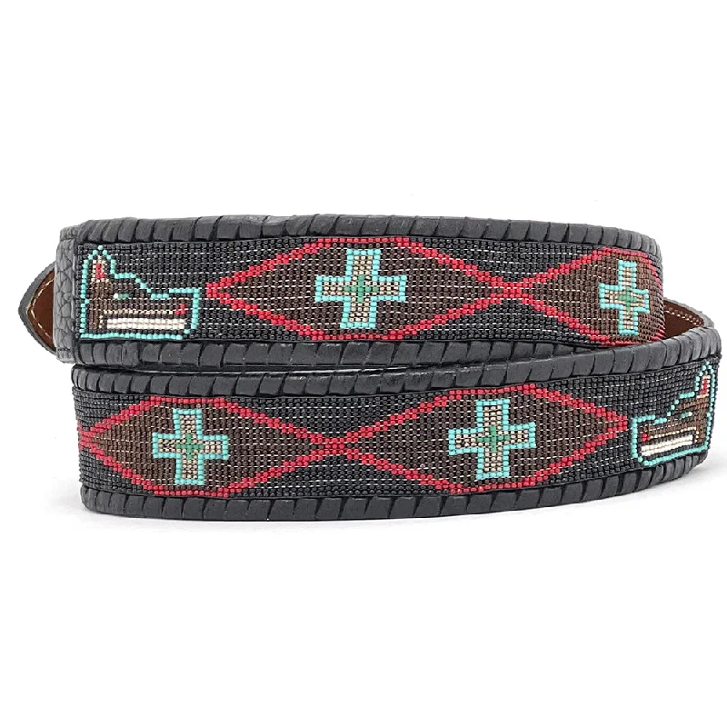 Northwest Wolf Beaded Belt