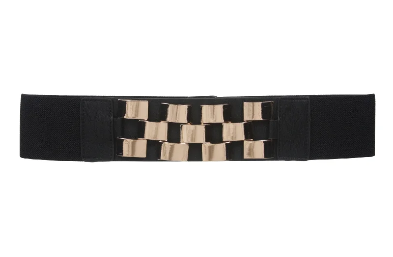 2 3/8" Ladies High Waist Fashion Stretch Belt  Size: One