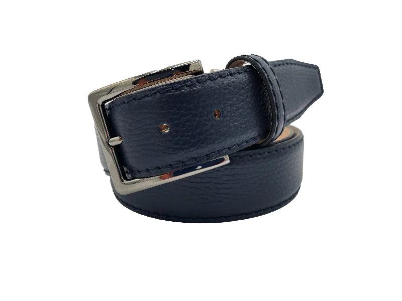 Pebble Grain Belt - Navy