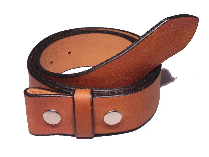 100% Real Brown 1 3/4" Inch (45mm) Leather Belt Strap