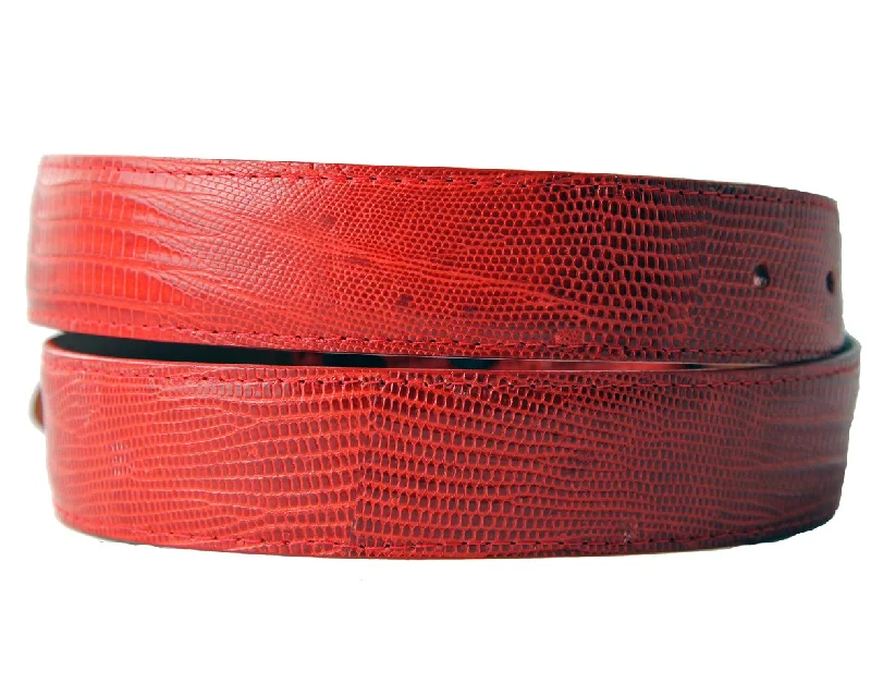 Red Lizard Belt Straps