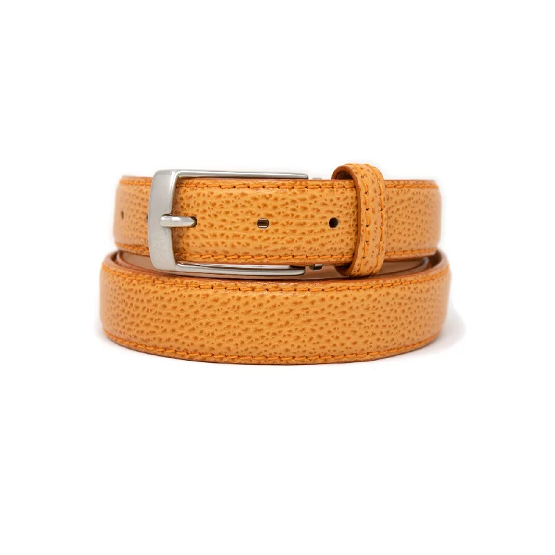 Pebble Grain Belt 30mm - Orange