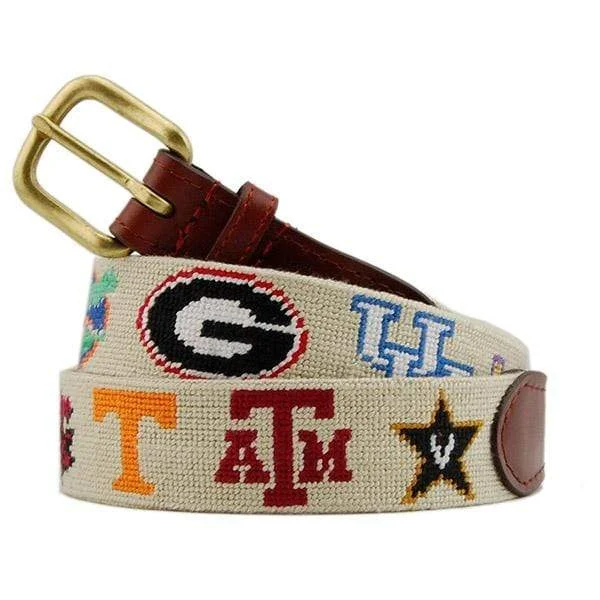 SEC Needlepoint Belt