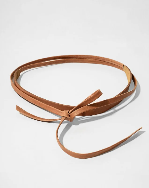 Skinny Wrap Leather Belt