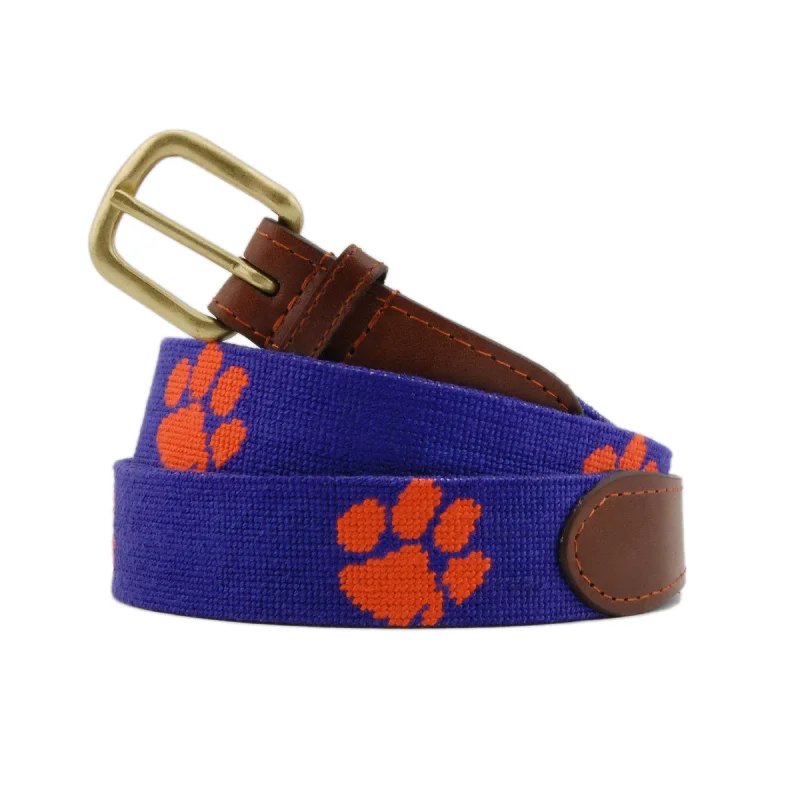 Clemson University Needlepoint Belt