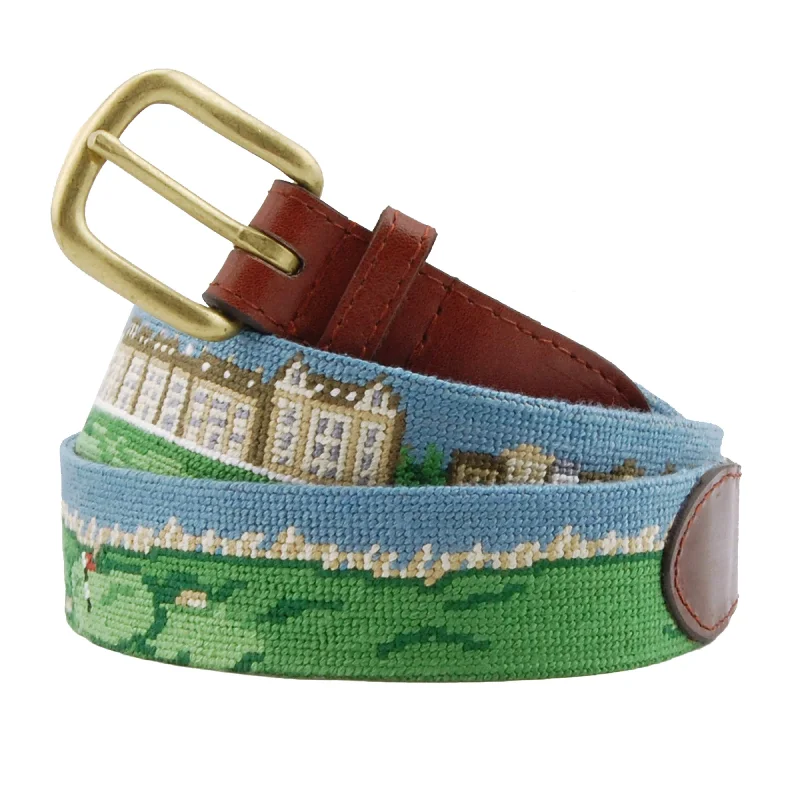 Old Course Needlepoint Belt