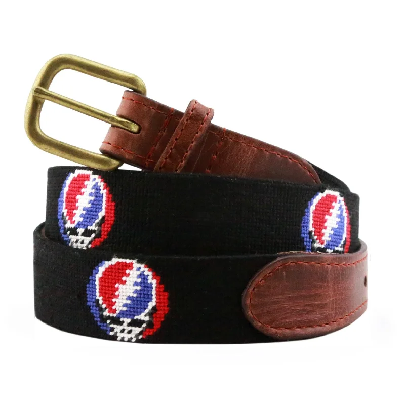 Steal Your Face Needlepoint Belt