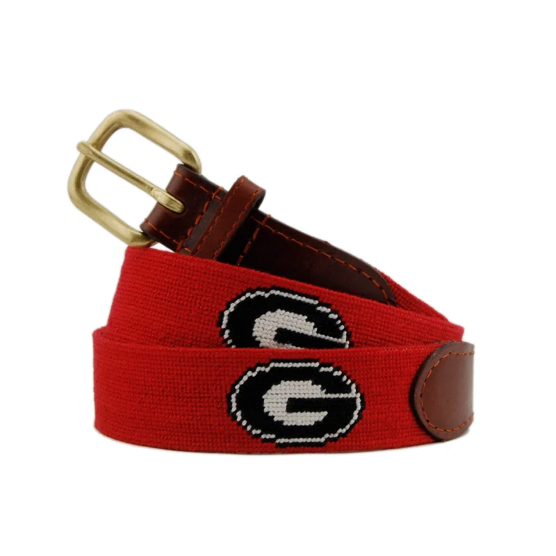 University of Georgia Needlepoint Belt