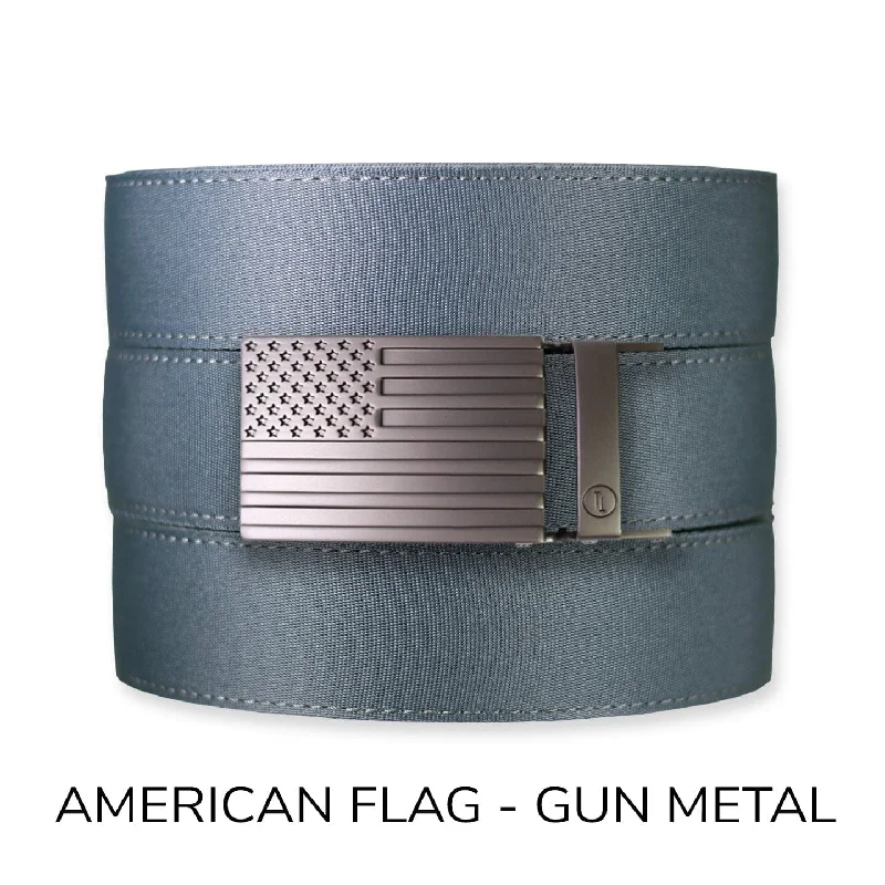 American Flag - Gun Metal