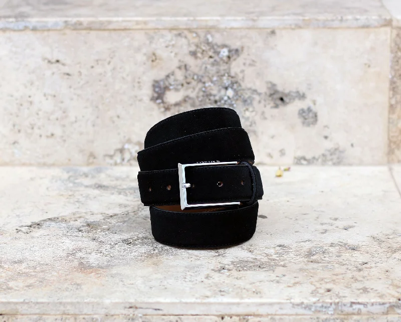 Suede Belt Brown