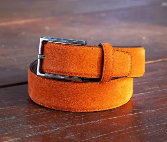 Suede Belt Coral