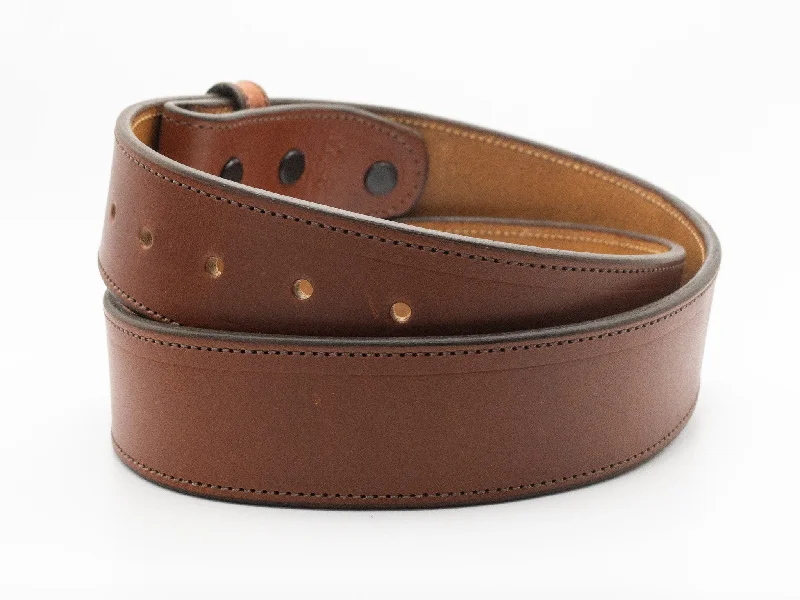 Tan Bridle Leather Belt Straps