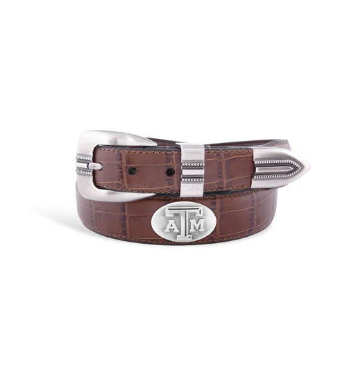 Tan Crocodile Belt