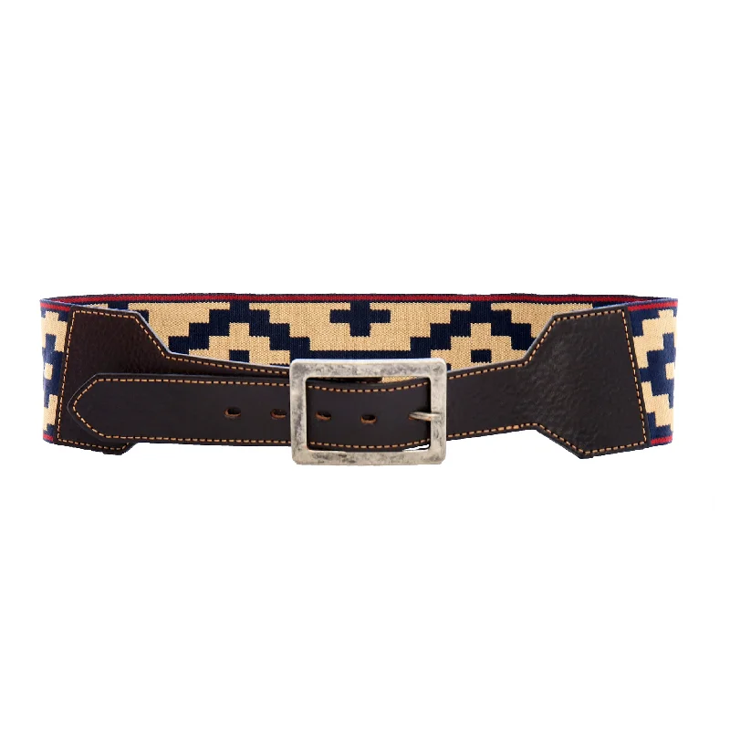 Woven Pampa Belt w/ Leather Cinch