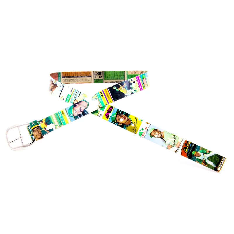 1970s Oakland Athletics Baseball Card Belt