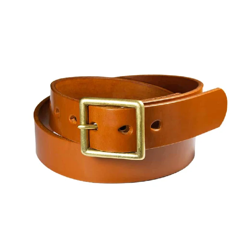 Barnes & Moore Bosun Belt - Harness Tan/Brass