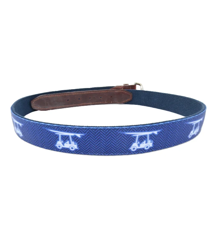 Belt - Golf Cart - Chevron Navy